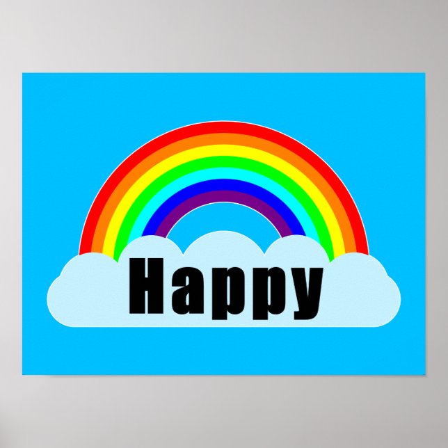 RAINBOW - Happy Poster (Vorne)