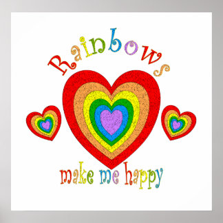 Rainbow Happy Poster