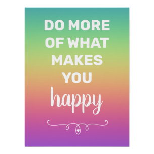 Rainbow Happy Poster