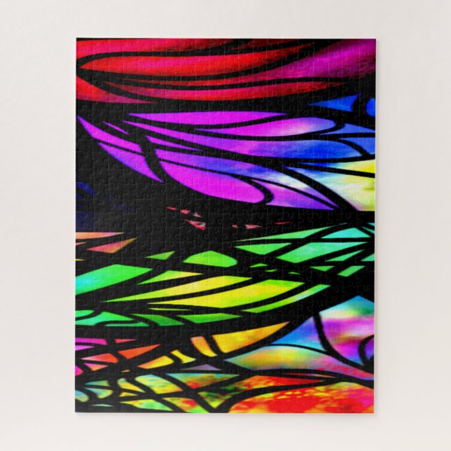 Rainbow-Hartglas-Farbiger Extravaganter Spaß (Vertikal)