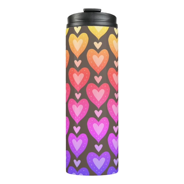 Rainbow Hearmal Thermal Tumbler Thermosbecher (Vorderseite)