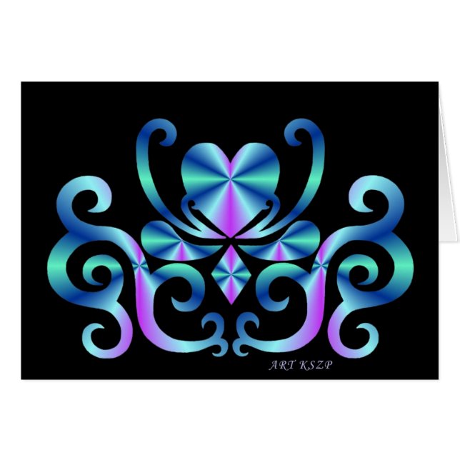 Rainbow Heart and Lily (Vorderseite (Horizontal))