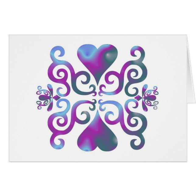 Rainbow Heart and Lily (Vorderseite (Horizontal))