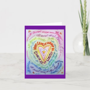 Rainbow Heart Cancer ne peut pas faire des cartes 