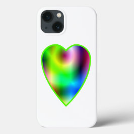 Rainbow Heart iPhone 13 Hülle