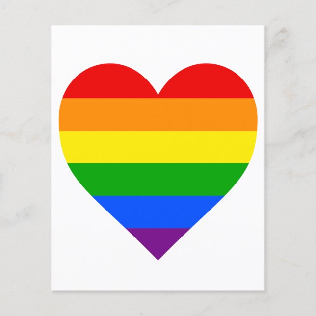 "RAINBOW HEART" FLYER (Vorne)