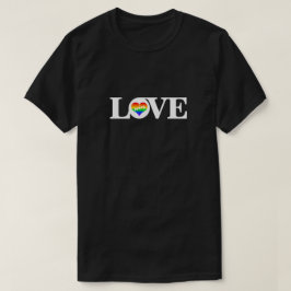 Rainbow Heart Liebe gewinnt T-Shirt