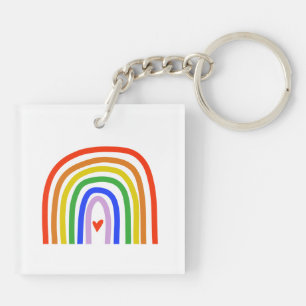Rainbow Heart Love Artisan Colorful Kids