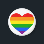 "RAINBOW HEART" MAGNET<br><div class="desc">"RAINBOW HEART" MAGNET</div>