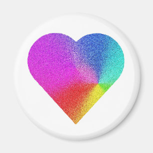 Rainbow Heart Magnet