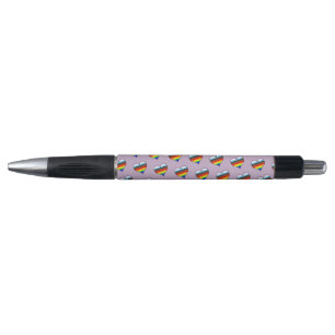 Rainbow Heart Pattern Pen Kugelschreiber