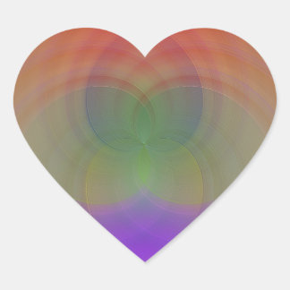 Rainbow Heart Sticker