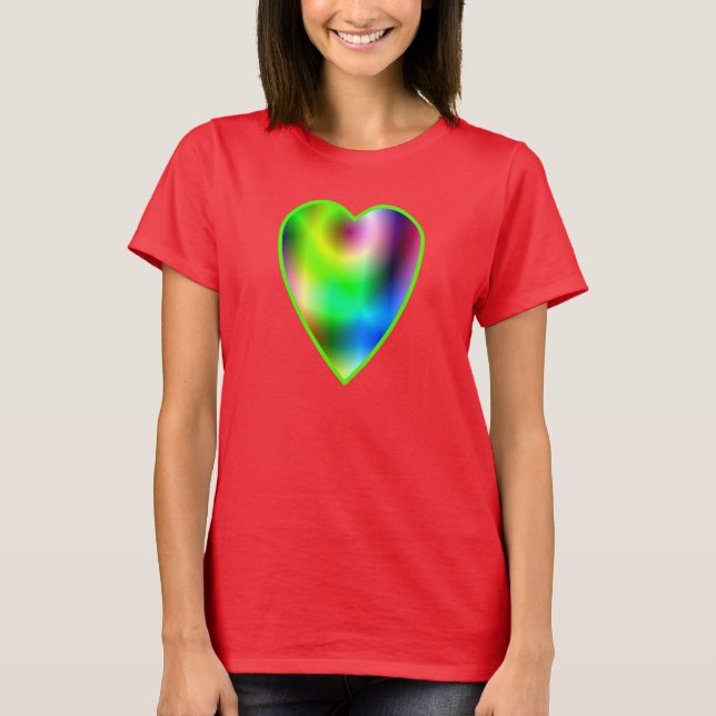 Rainbow Heart T-Shirt (Vorderseite)