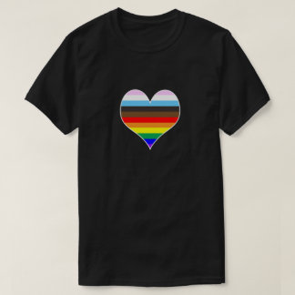 Rainbow Heart T - Shirt (dunkel)