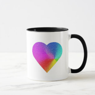 Rainbow Heart Tasse