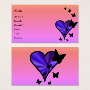 Rainbow Heart und Butterfly