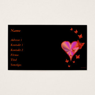 Rainbow Heart und Butterfly