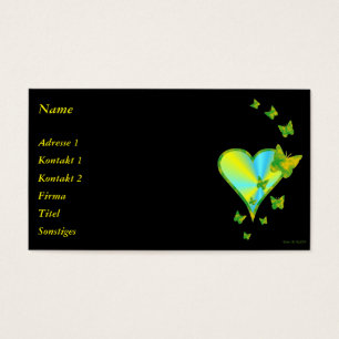 Rainbow Heart und Butterfly