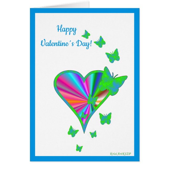 Rainbow Heart und Butterfly (Vorne)