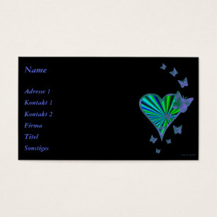 Rainbow Heart und Butterfly