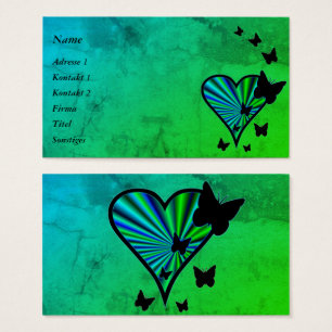 Rainbow Heart und Butterfly