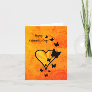 Rainbow Heart und Butterfly Karte