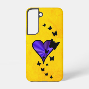 Rainbow Heart und Butterfly Samsung Galaxy Hülle