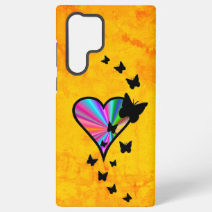 Rainbow Heart und Butterfly Samsung Galaxy Hülle