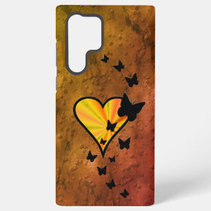 Rainbow Heart und Butterfly Samsung Galaxy Hülle