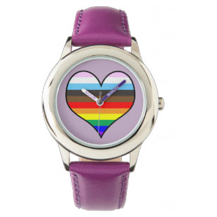Rainbow Heart Watch Armbanduhr