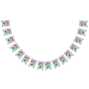 Rainbow-Hearts-Jagdfahnen der interrassischen Lieb Wimpelkette