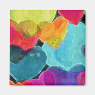 Rainbow Hearts Magnet