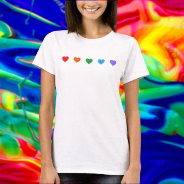 Rainbow Hearts Pride Shirt (Von Creator hochgeladen)
