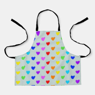Rainbow Hearts Schürze