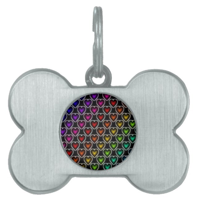 Rainbow Hearts Tiermarke (Vorderseite)