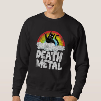 Rainbow Heavy Metal Band Kids Goth Death Metal Sweatshirt