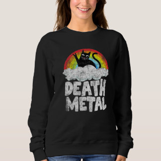 Rainbow Heavy Metal Band Kids Goth Death Metal Sweatshirt