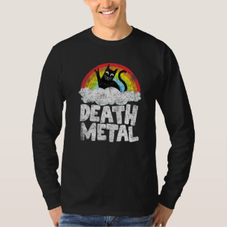 Rainbow Heavy Metal Band Kids Goth Death Metal T-Shirt