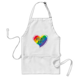 Rainbow Heft Flag Proud Vater LGBT Gay Pride Monat Schürze