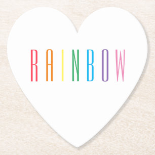 RAINBOW Heftpapier-Untersetzer Untersetzer