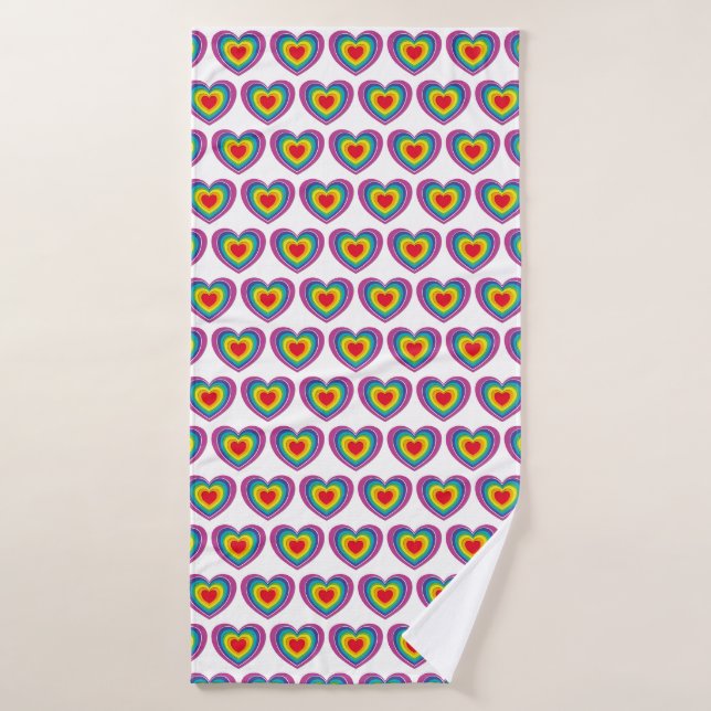 Rainbow Hefttuch Badehandtuch (Badehandtuch)