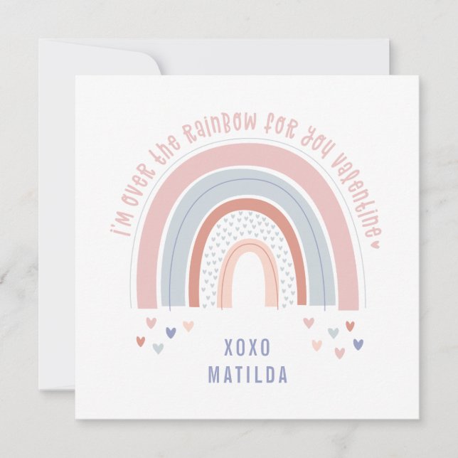 Rainbow-Herz niedliches Foto Klassenzimmer Valenti (Vorderseite)