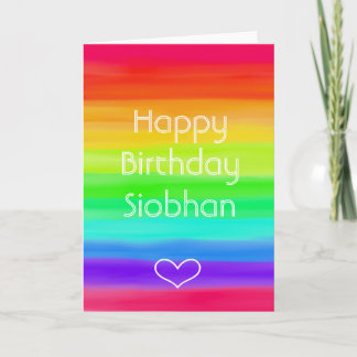 Rainbow Herzlichen Glückwunsch zum Geburtstag jede Karte