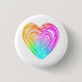 Rainbow-Herztaste Button