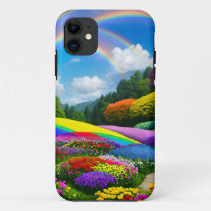 Rainbow Hills and Blume Zwei Case-Mate iPhone Hülle