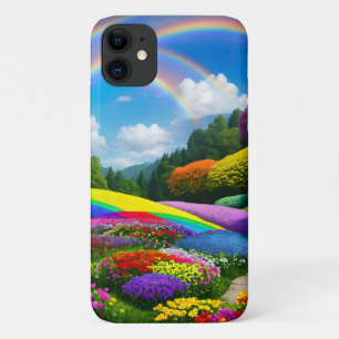 Rainbow Hills and Blume Zwei Case-Mate iPhone Hülle