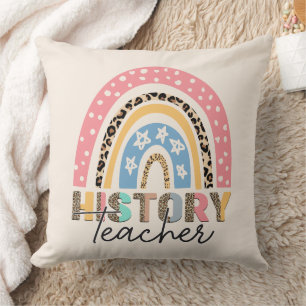 Rainbow History Teacher Kissen