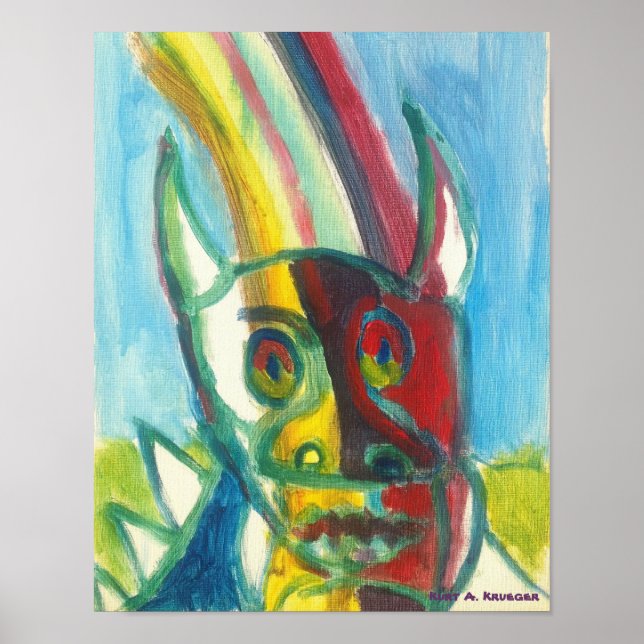 Rainbow Hodag Poster (Vorne)
