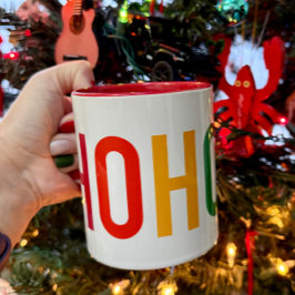 Rainbow HoHoHo Santa Tasse für einige Weihnachtsfr