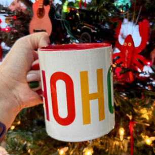 Rainbow HoHoHo Santa Tasse für einige Weihnachtsfr